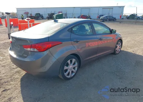 2013 Hyundai Elantra Limited из США, поврежденный, VIN 5NPDH4AE4DH184802